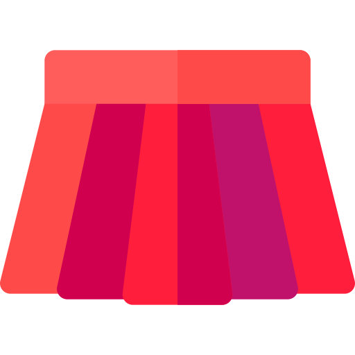 minifalda Basic Rounded Flat icono