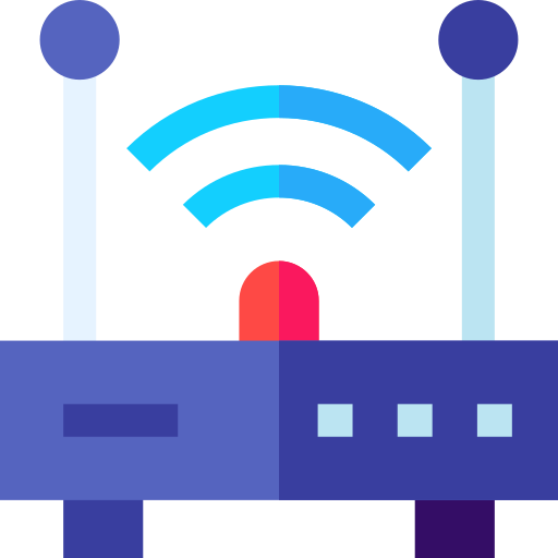 routera Basic Straight Flat ikona