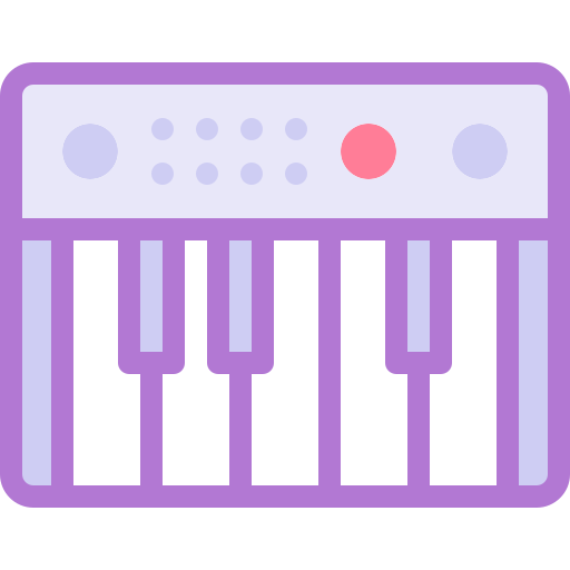 teclado Detailed color Lineal color Ícone