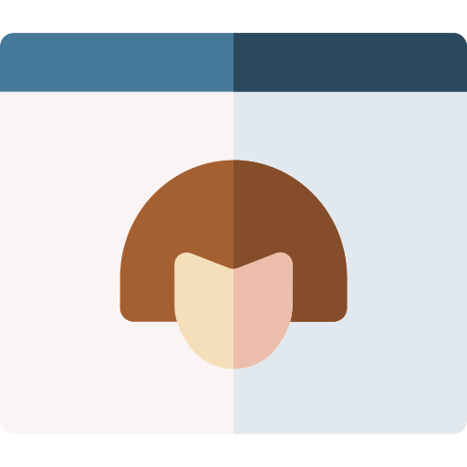 videokonferenz Basic Rounded Flat icon