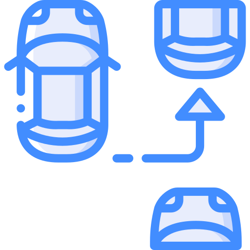 Parking Basic Miscellany Blue icon