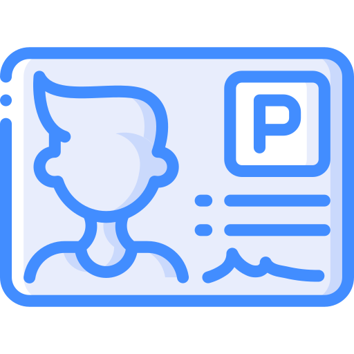 License Basic Miscellany Blue icon
