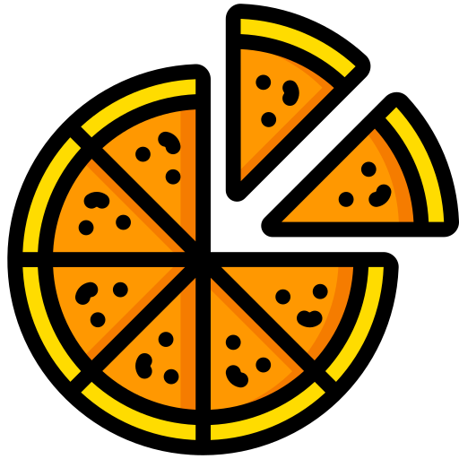 피자 Basic Miscellany Lineal Color icon