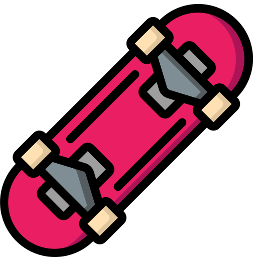 スケートボード Basic Miscellany Lineal Color icon