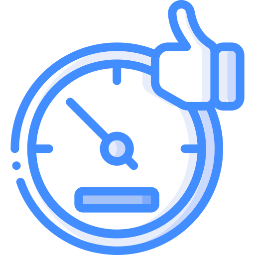 Speedometer Basic Miscellany Blue icon
