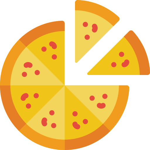 pizza Basic Miscellany Flat icona