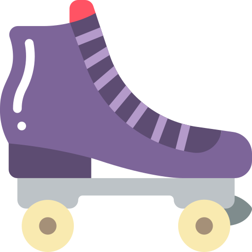 Skates Basic Miscellany Flat icon