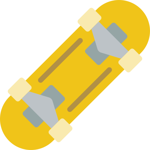 skate Basic Miscellany Flat Ícone