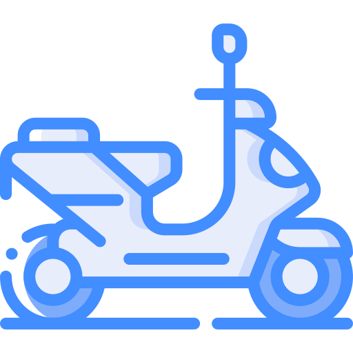 バイク Basic Miscellany Blue icon