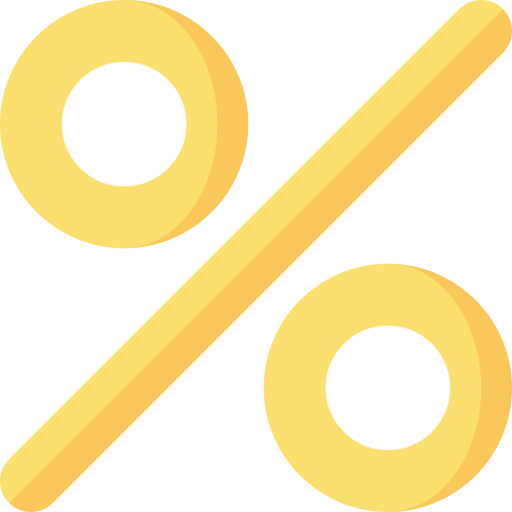percentagem Special Flat Ícone