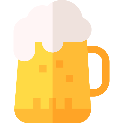 cerveza Basic Straight Flat icono