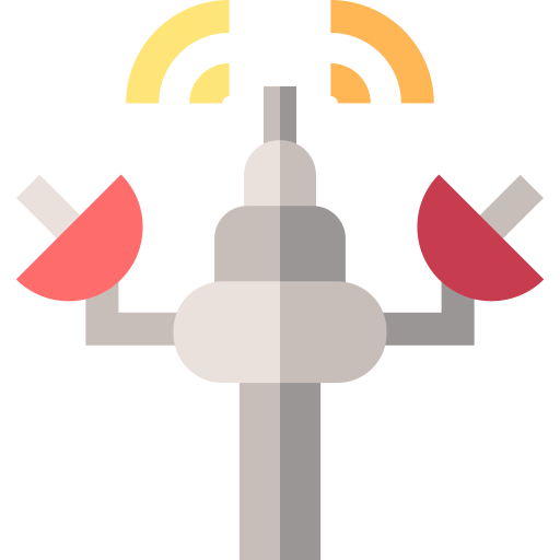 Antenna Basic Straight Flat icon