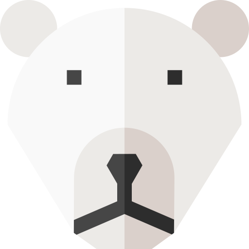 ijsbeer Basic Straight Flat icoon