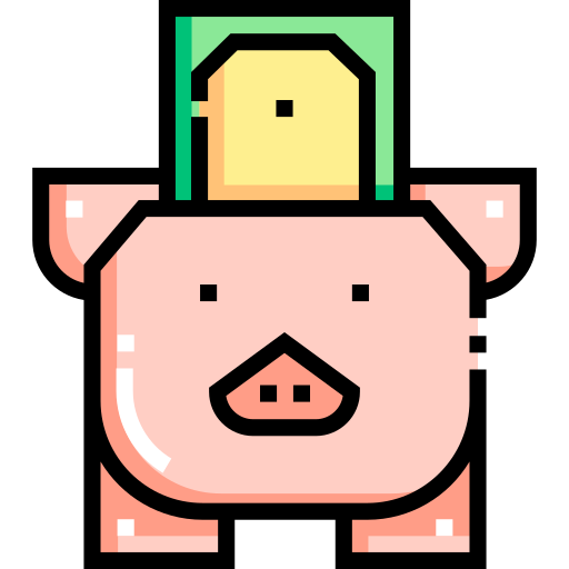 sparschwein Detailed Straight Lineal color icon