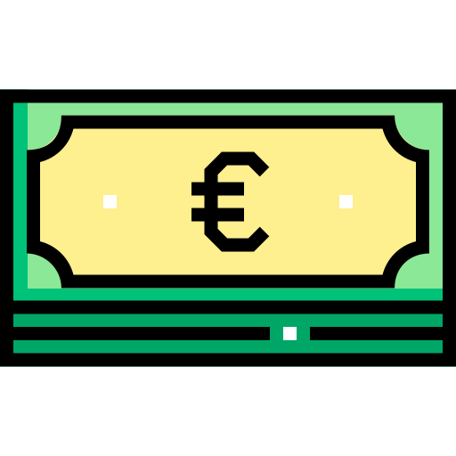 Money Detailed Straight Lineal color icon