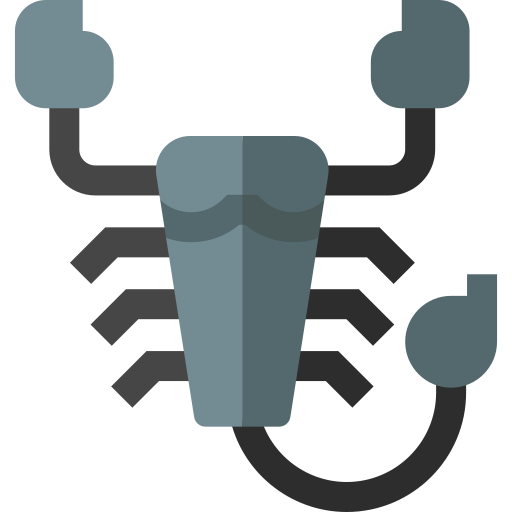 Scorpion Basic Straight Flat icon