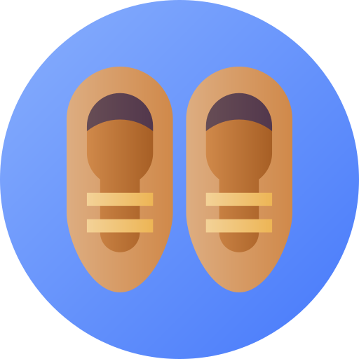 Sneakers Flat Circular Gradient icon