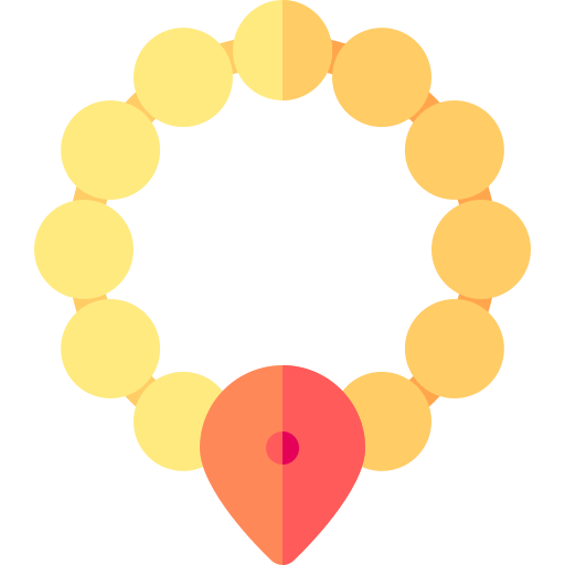 Necklace Basic Rounded Flat icon