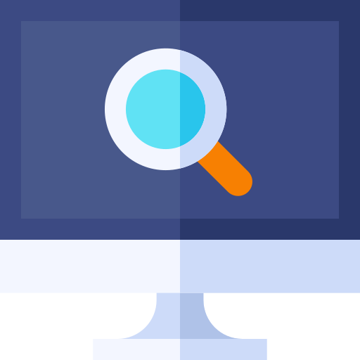 Search Basic Straight Flat icon