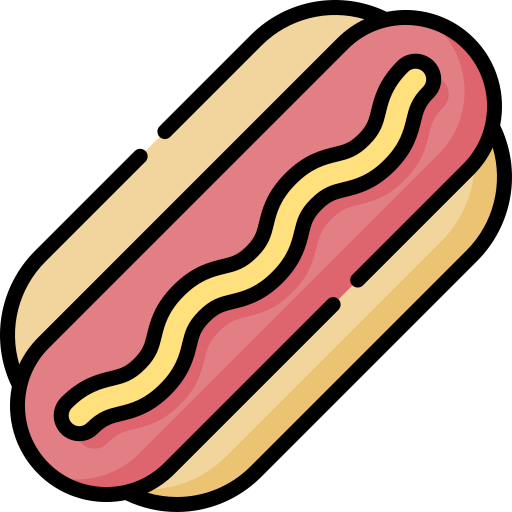 hot dog Special Lineal color ikona