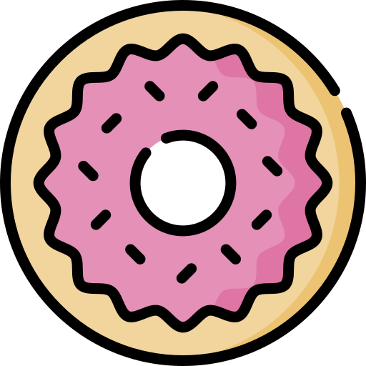 donut Special Lineal color icoon