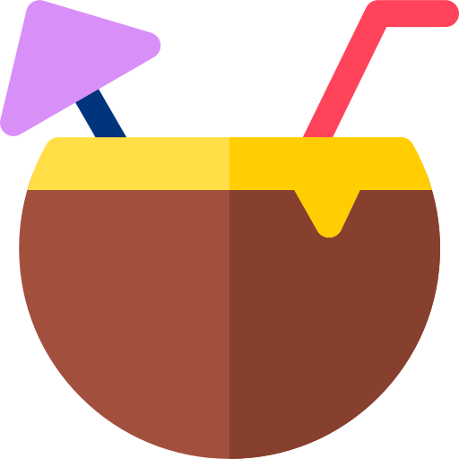 Coconut Basic Rounded Flat icon