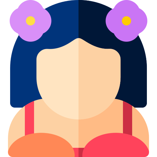 女性 Basic Rounded Flat icon