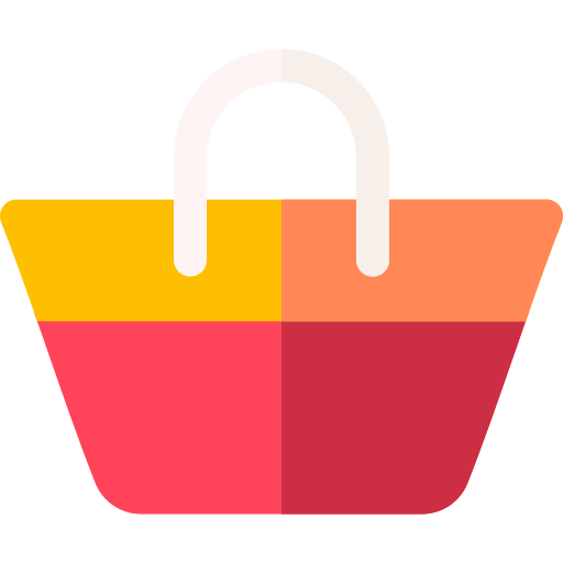 Beach bag Basic Rounded Flat icon