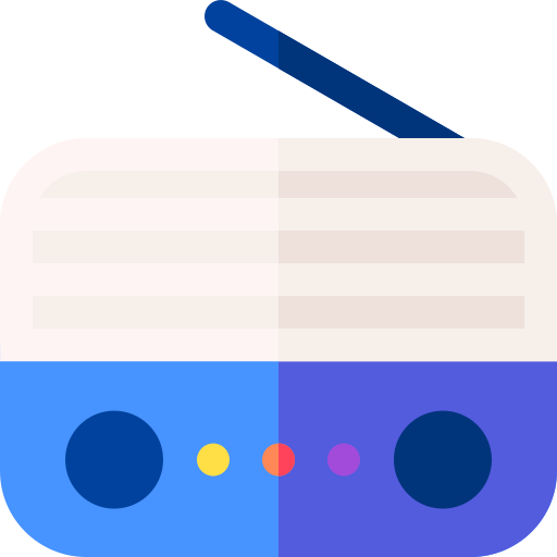 radio Basic Rounded Flat icon