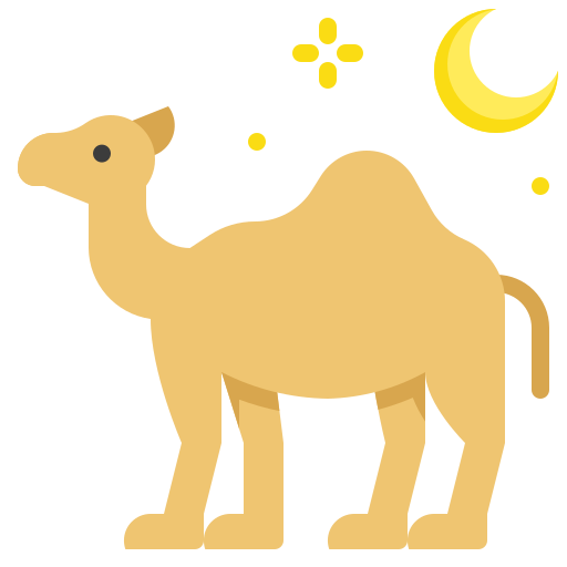 wielbłąd Generic Flat ikona