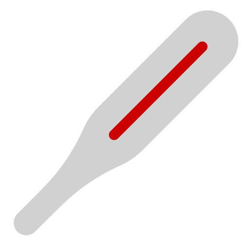 thermomètre Generic Flat Icône