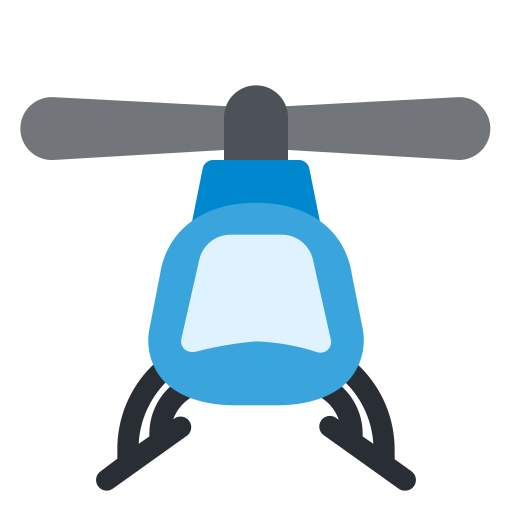 hélicoptère Generic Flat Icône
