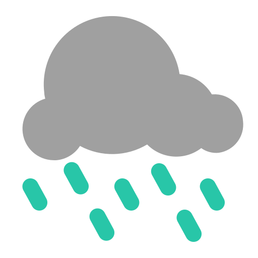 lluvia Generic Flat icono