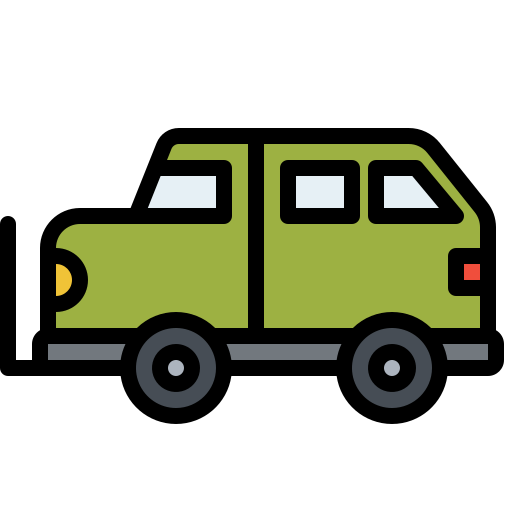 Car Generic Outline Color icon