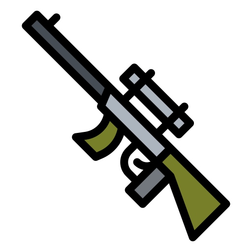 Rifle Generic Outline Color icon
