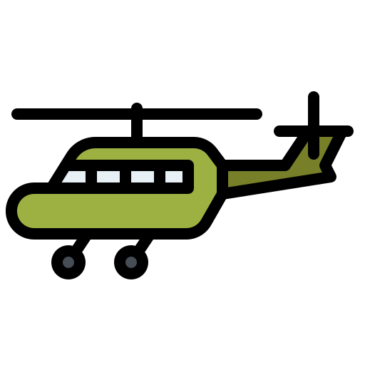 Helicopter Generic Outline Color icon