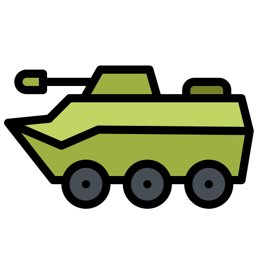tanque Generic Outline Color icono