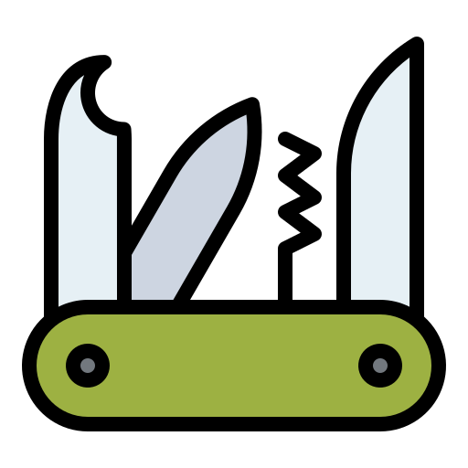 Swiss knife Generic Outline Color icon