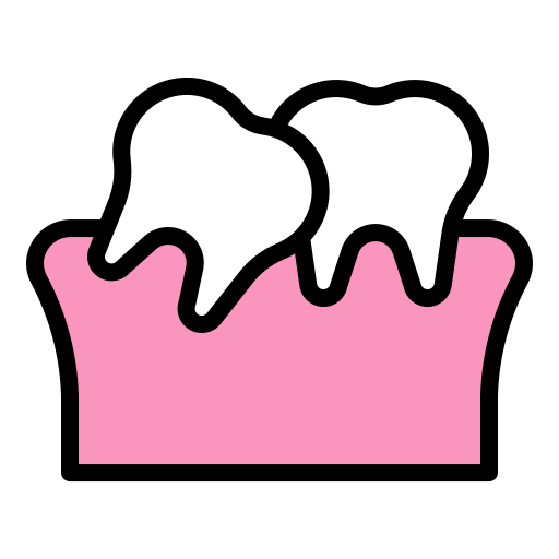 dente del giudizio Generic Outline Color icona