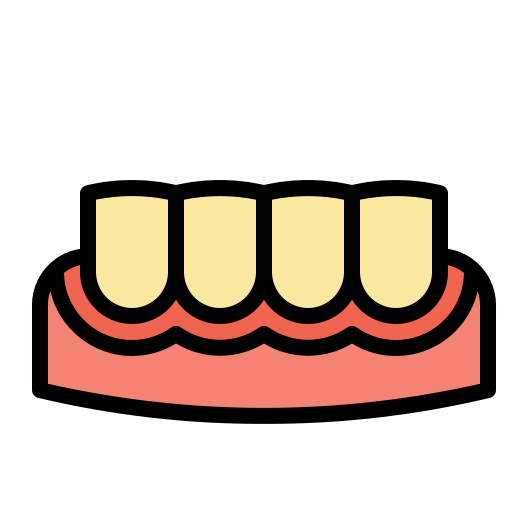 dientes Generic Outline Color icono