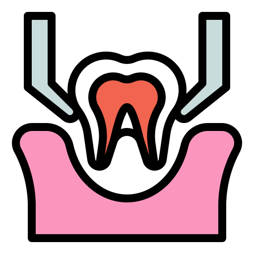 Удаление зуба Generic Outline Color иконка