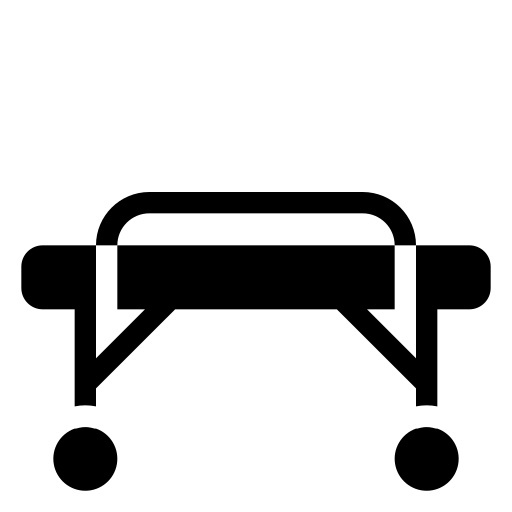 Łóżko szpitalne Generic Glyph ikona