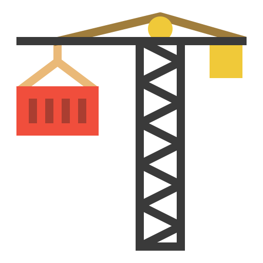 Tower crane Generic Flat icon
