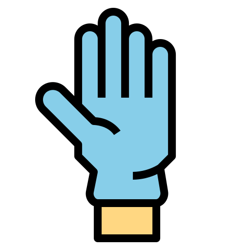 handschoen Smalllikeart Lineal Color icoon