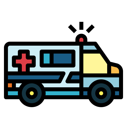 ambulance Smalllikeart Lineal Color icoon