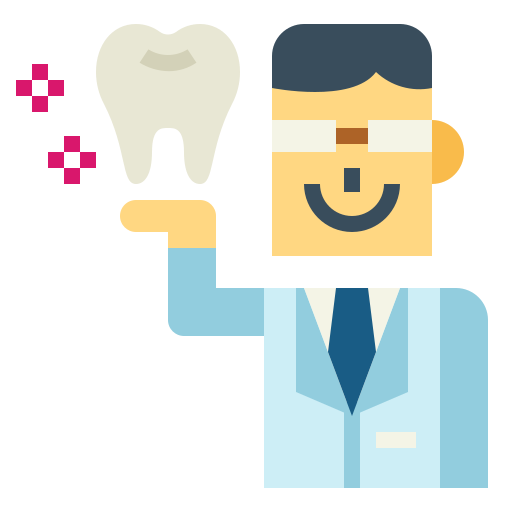 Dentist Smalllikeart Flat icon