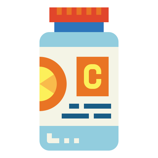 Vitamin Smalllikeart Flat icon