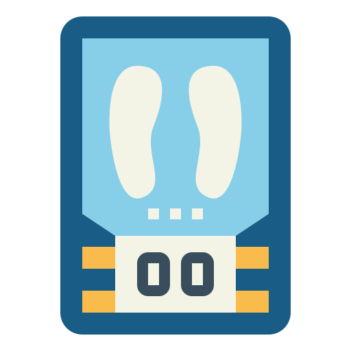 Weight scale Smalllikeart Flat icon