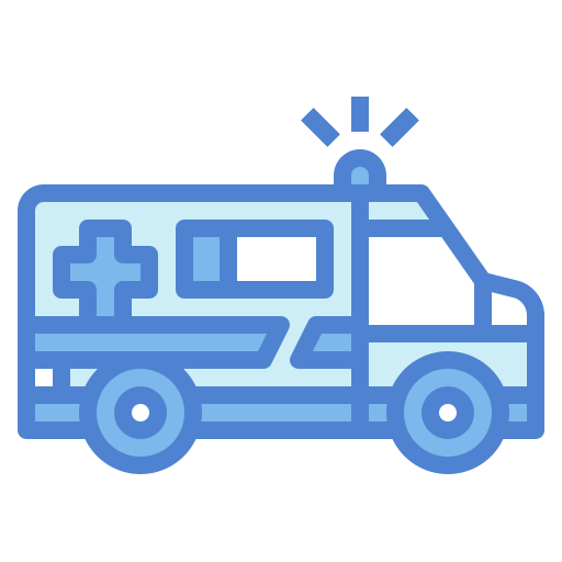 krankenwagen Generic Blue icon