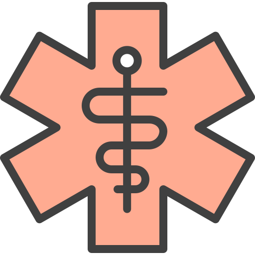 医療のシンボル Generic Outline Color icon